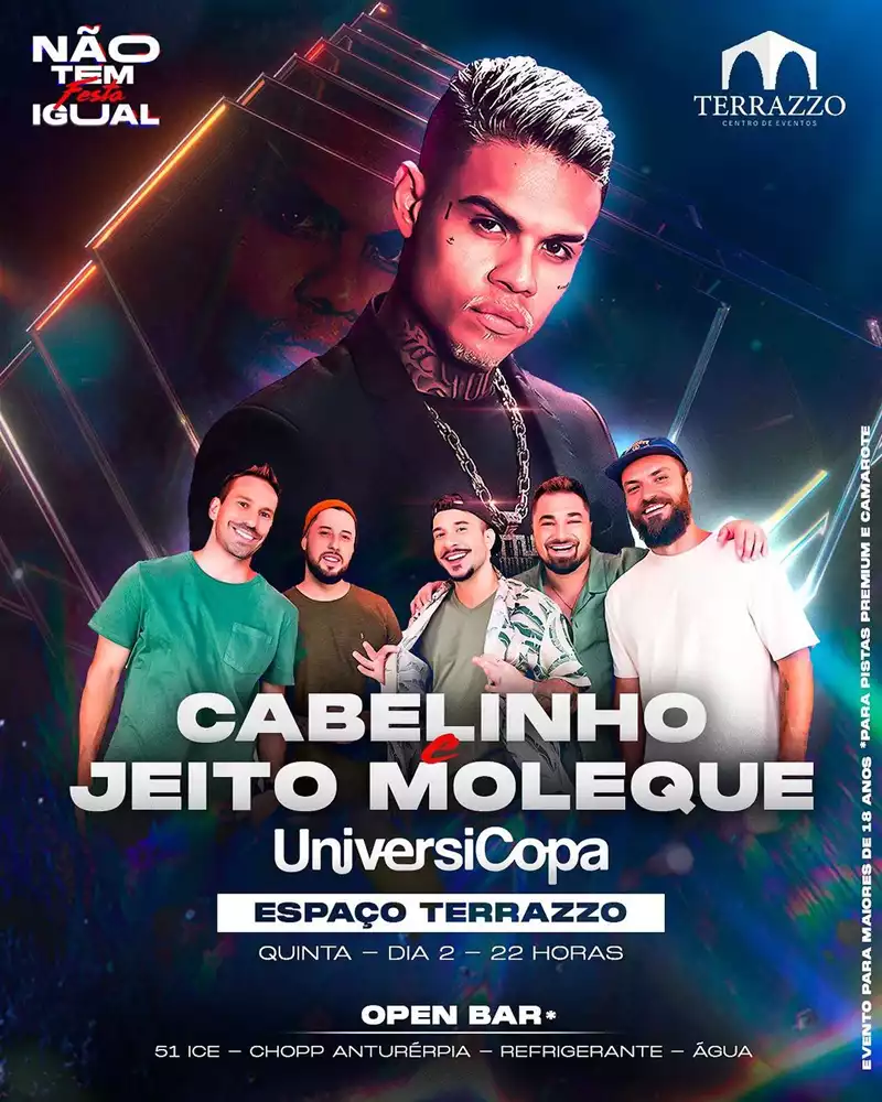 UniversiCopa com MC Cabelinho em Juiz de Fora (Foto: divulgação)